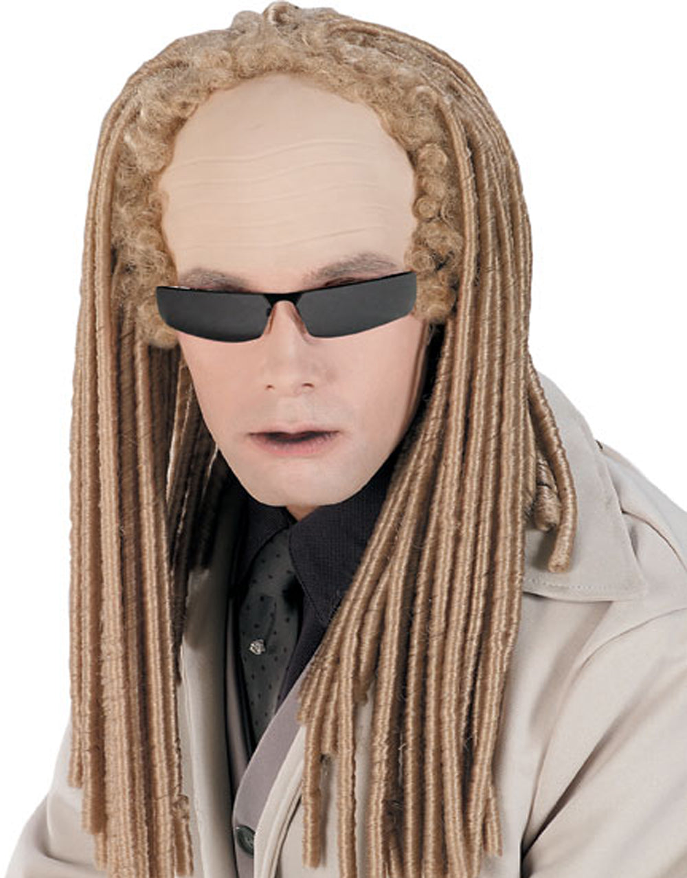 The Matrix The Twins wig costume accessory for adults.