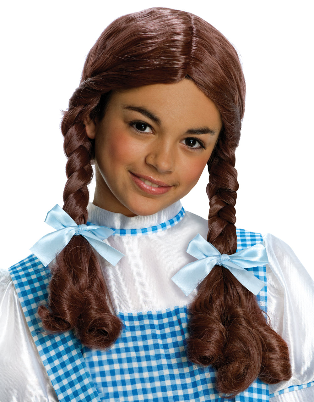 The Wizard of Oz Dorothy wig costume accessory for kids.