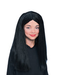 The Addams Family Morticia wig costume accessory for kids.