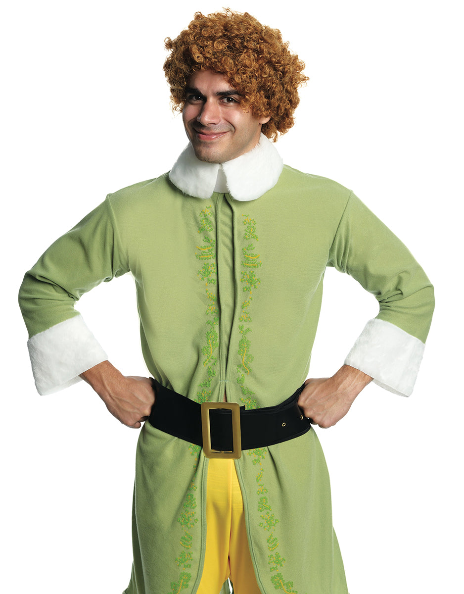 Elf Buddy wig costume accessory for adults.