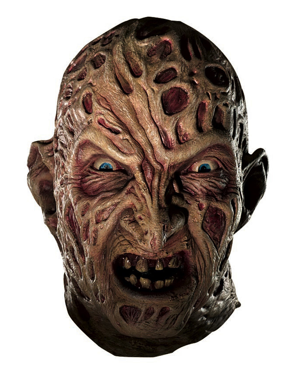 A Nightmare on Elm Street Freddy Krueger oversized latex mask costume accessory for adults.