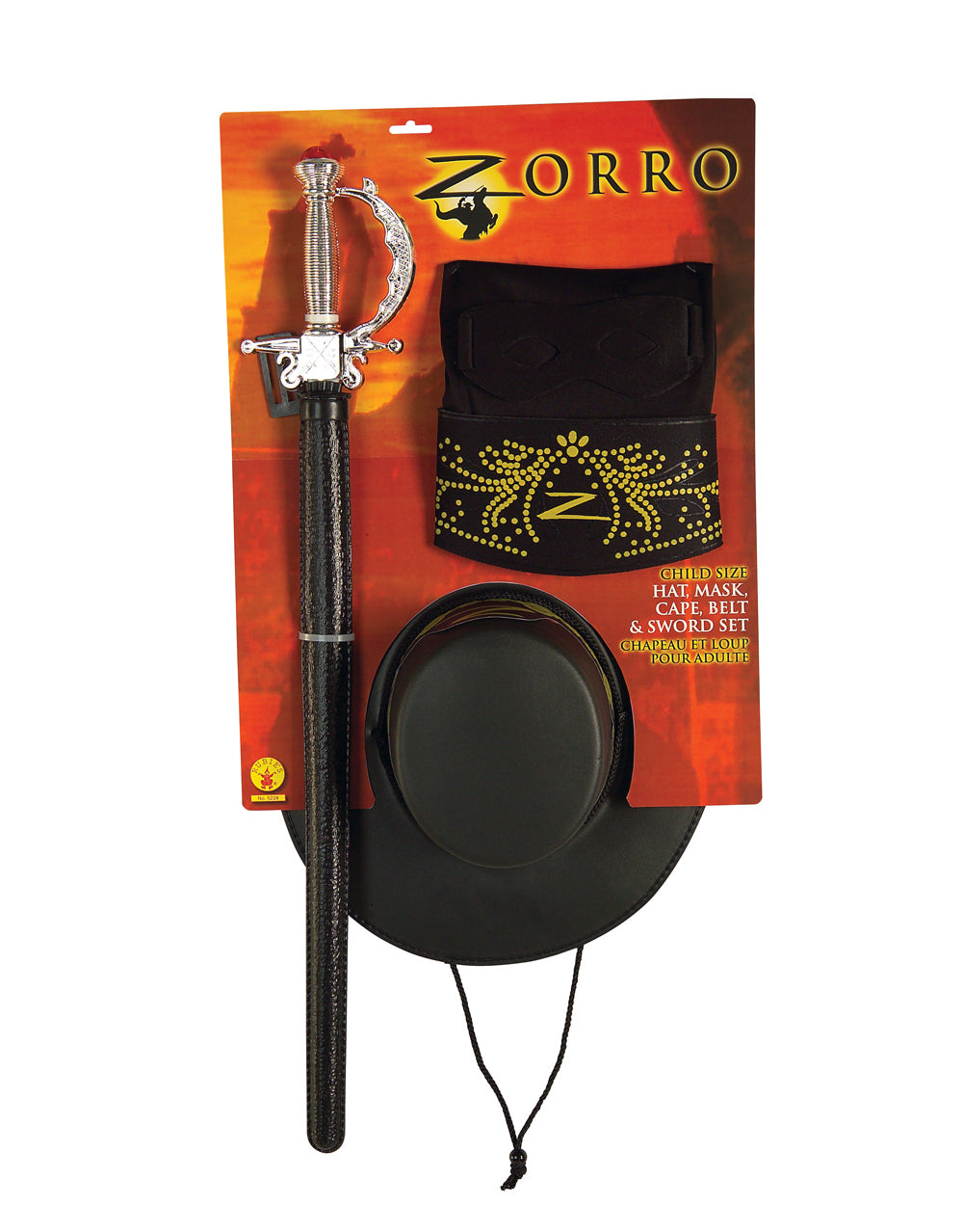 Zorro costume kit for kids.