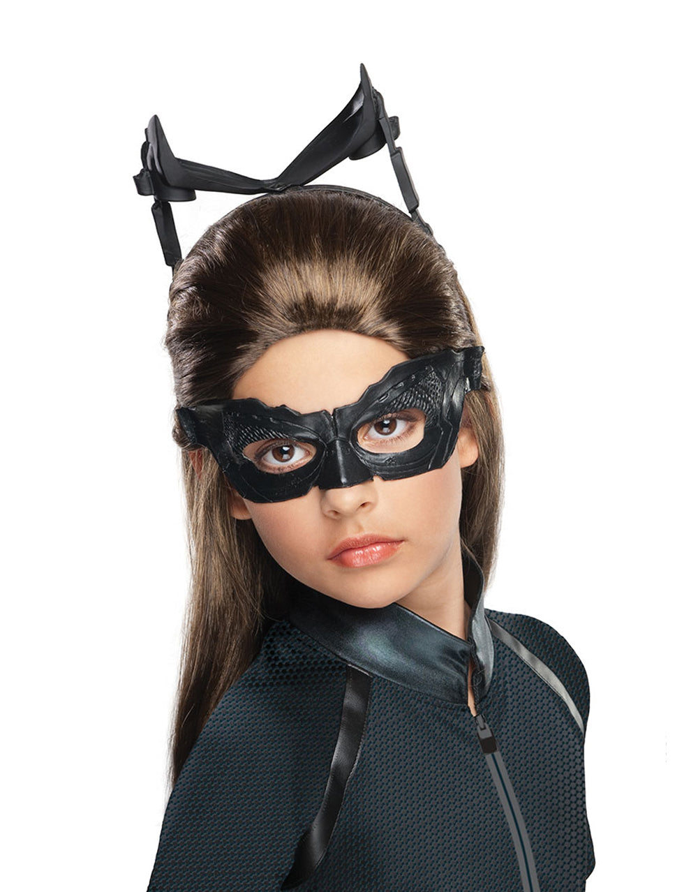 The Dark Knight Catwoman wig costume accessory for kids.