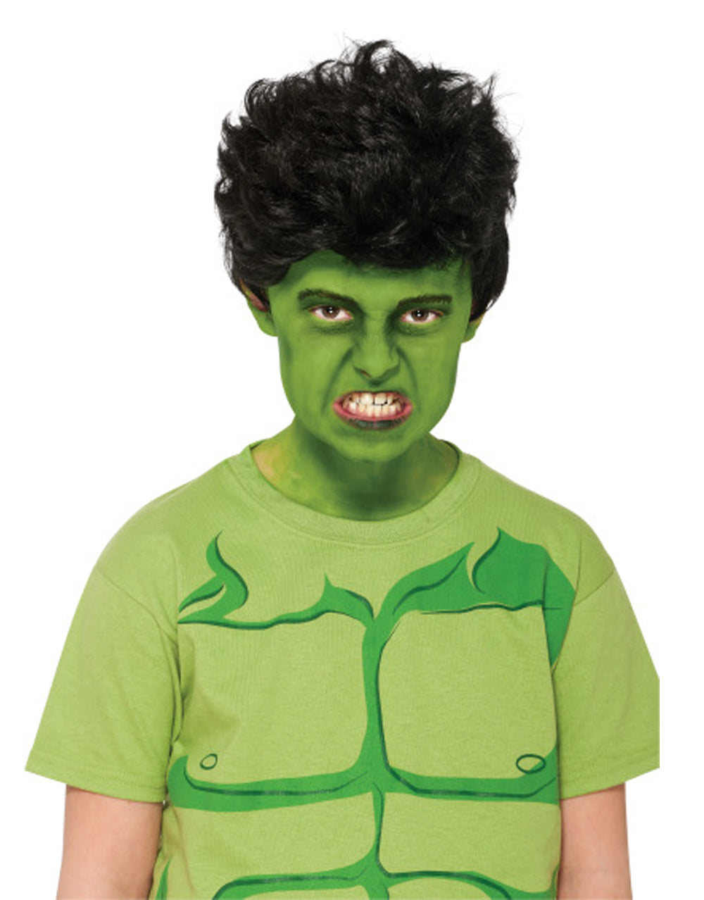 The Avengers Hulk wig costume accessory for kids.