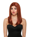 Captain America The Winter Soldier Black Widow wig costume accessory for women.