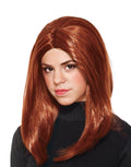 Captain America The Winter Soldier Black Widow wig costume accessory for kids.