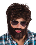 The Hangover wig, beard and moustache costume accessory for adults.