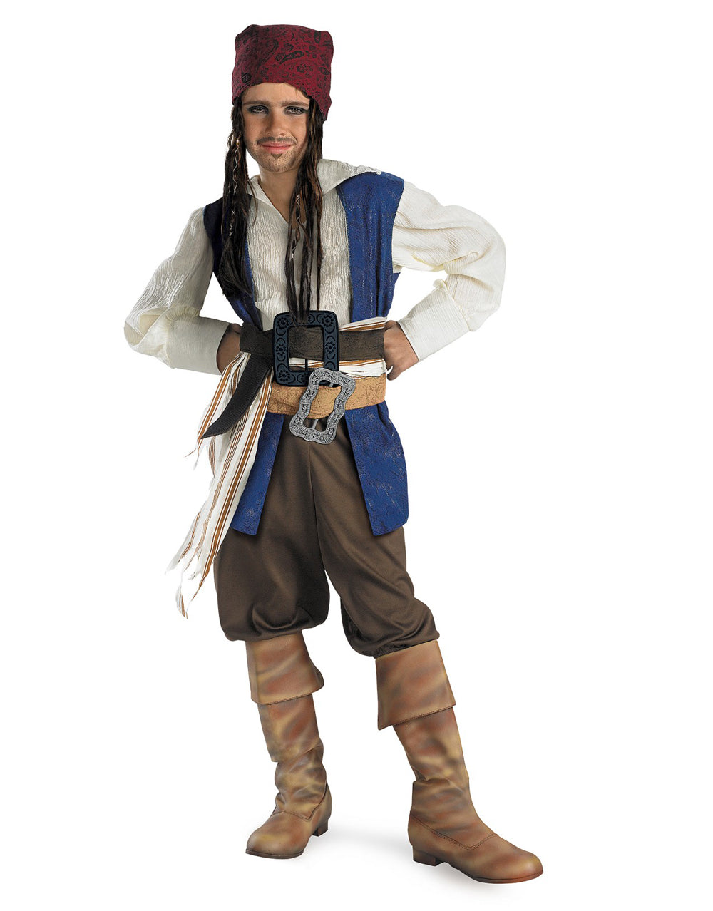 Pirates of the Caribbean Jack Sparrow costume for kids.