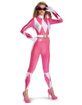 Mighty Morphin Power Rangers Pink Ranger sassy bodysuit costume for women.