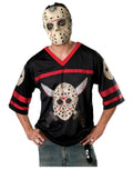 Friday the 13th Jason Voorhees teen hockey shirt costume for kids.