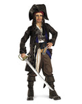 Pirates of the Caribbean Jack Sparrow prestige costume for kids.