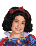 Snow White wig costume accessory for kids.