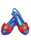 Snow White sparkle shoes costume accessory for kids.