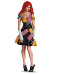 The Nightmare Before Christmas Sally glam costume for women.
