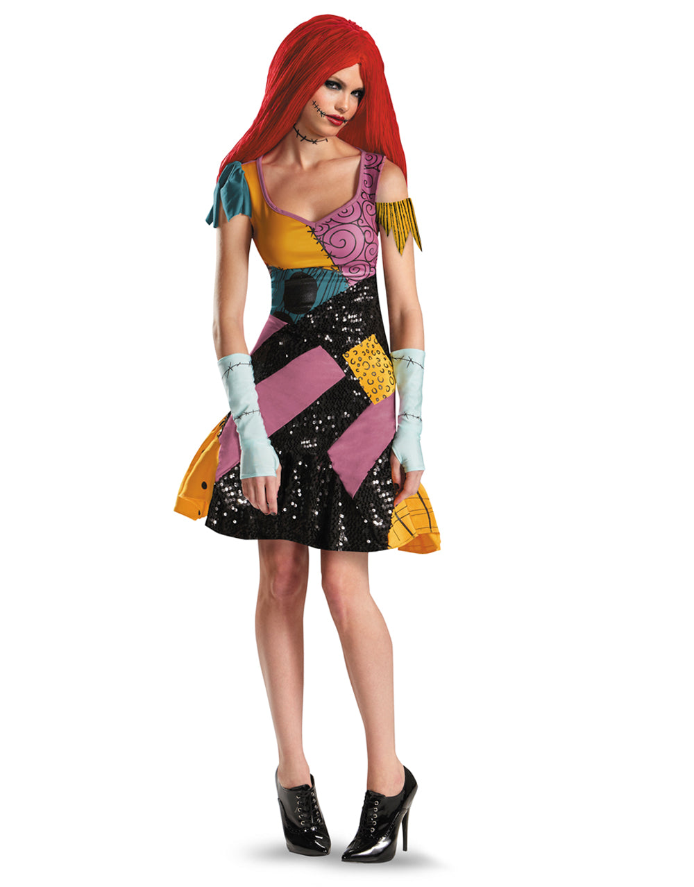 The Nightmare Before Christmas Sally glam costume for women.