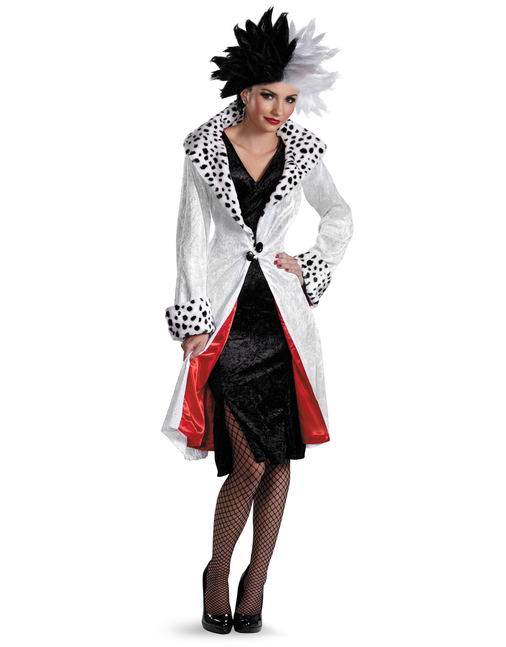 101 Dalmatians Cruella De Vil prestige costume for women.