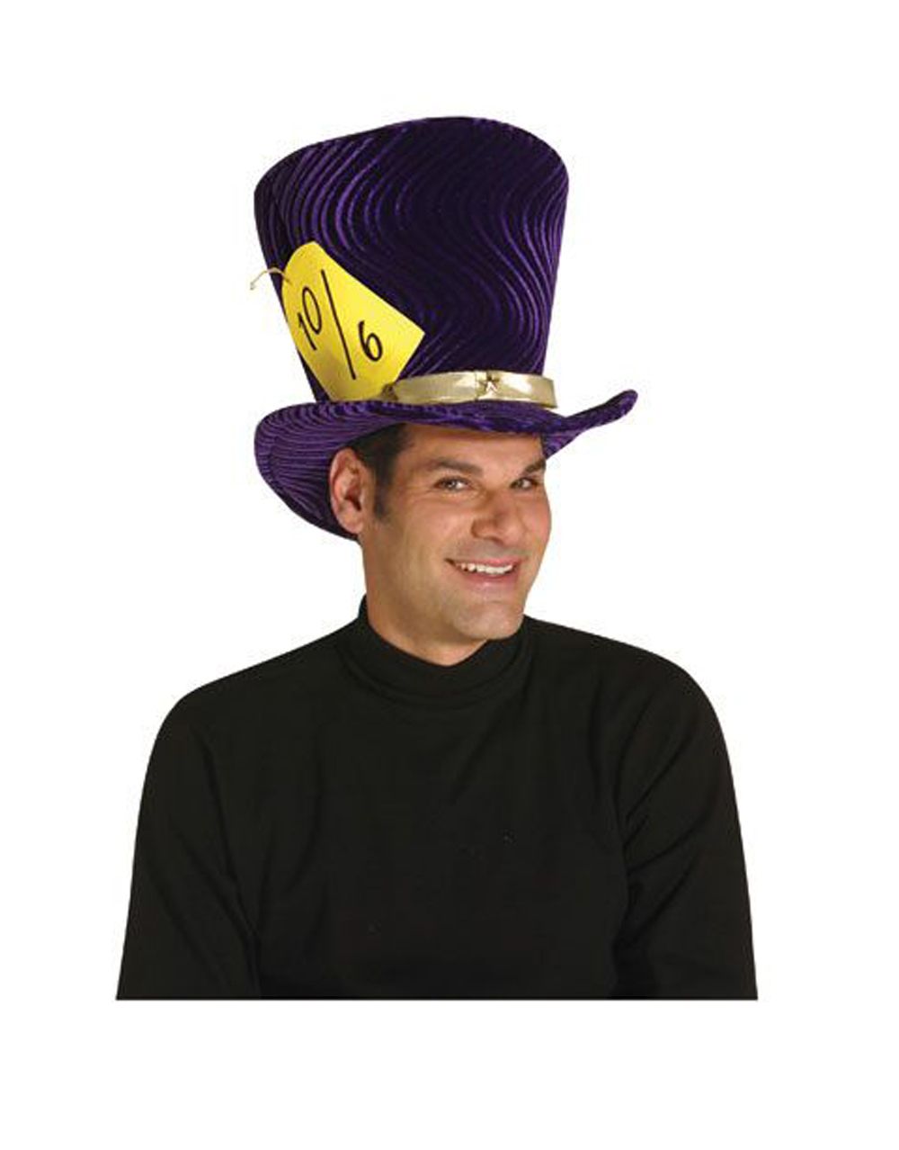 Alice in Wonderland Mad Hatter hat costume accessory for adults.
