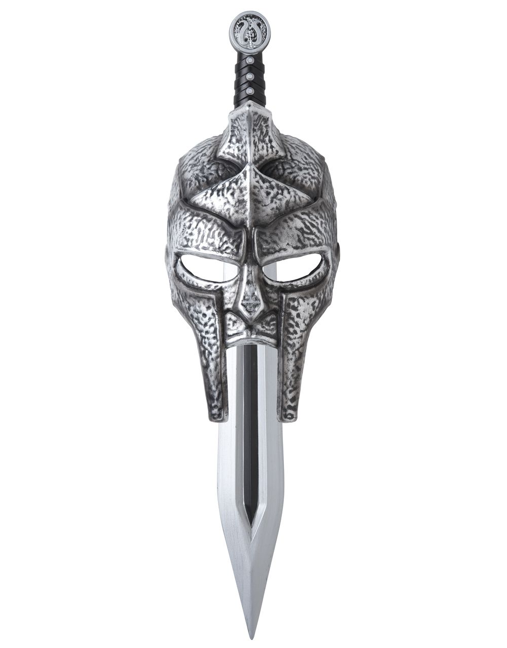 Gladiator mask and sword costume accessory for kids.