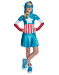 Marvel Comics Captain America American Dream hooded dress costume for kids.