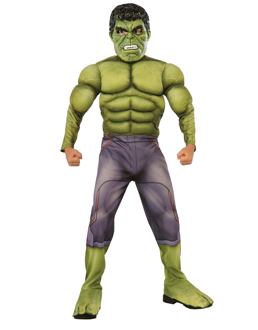 Avengers Age of Ultron Hulk deluxe costume for kids.