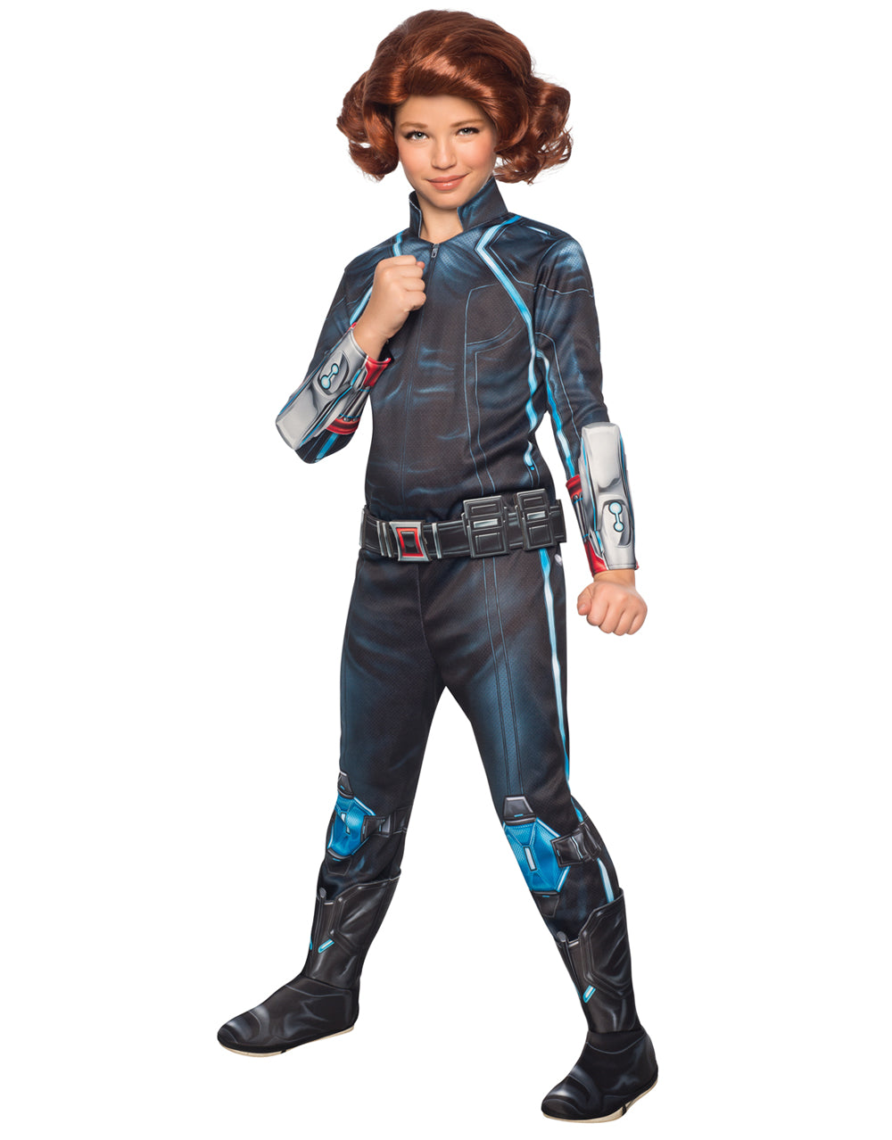 Avengers Age of Ultron Black Widow deluxe costume for kids.