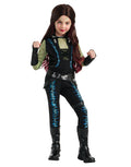 Guardians of the Galaxy Gamora deluxe costume for kids.