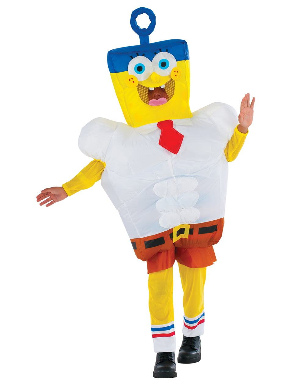 SpongeBob SquarePants inflatable Invincibubble costume for kids.