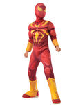 Ultimate Spider-Man Iron Spider deluxe costume for kids.