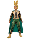The Avengers Loki deluxe muscle chest costume for kids.