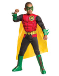 DC Comics Teen Titans Go Robin deluxe costume for kids.