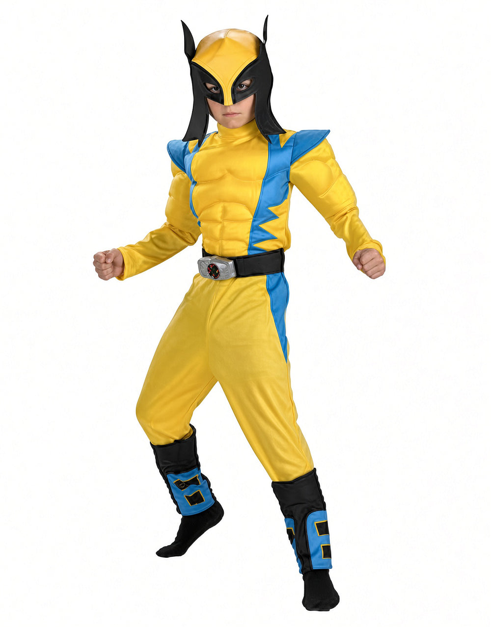 Wolverine muscle costume for kids.