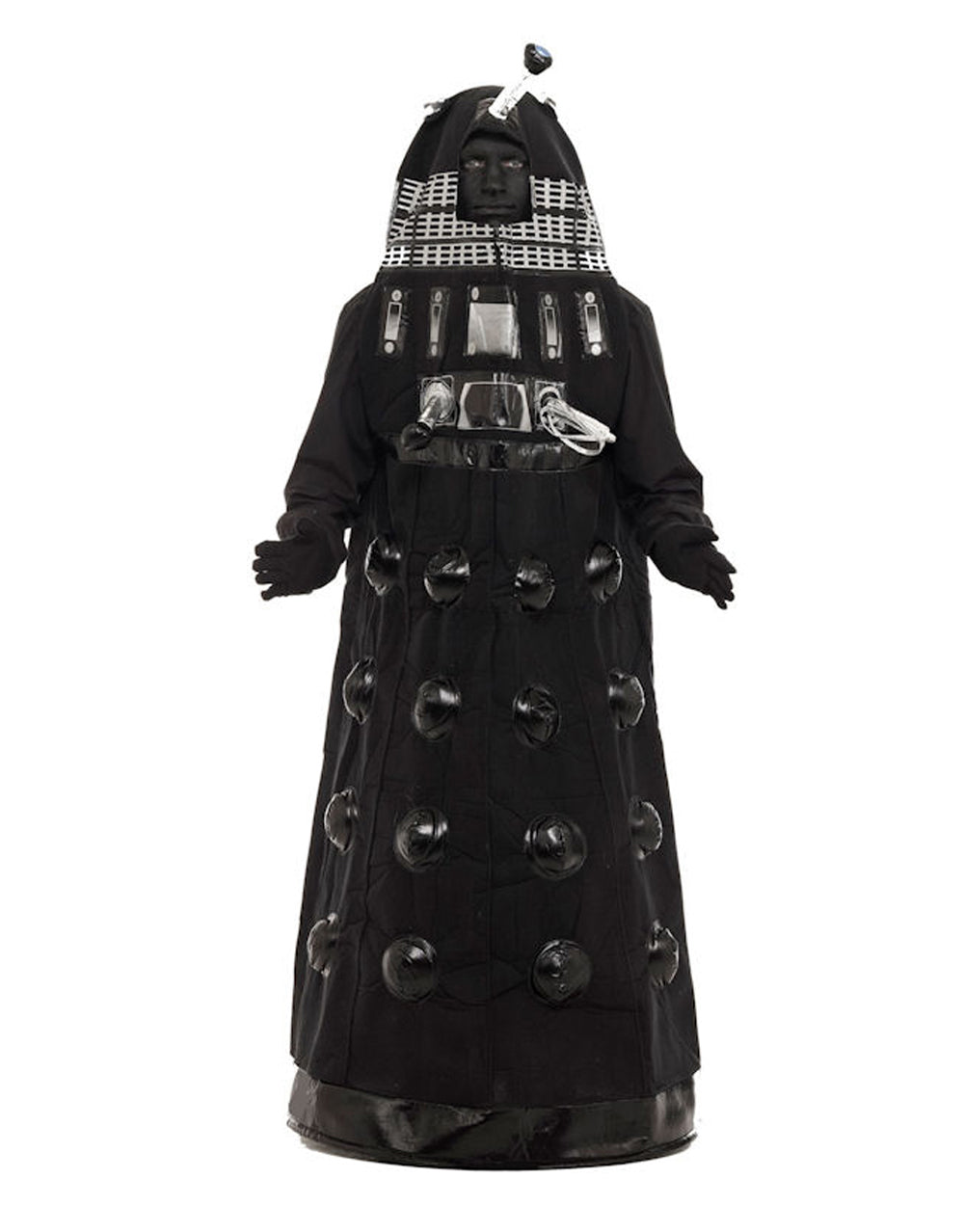 Doctor Who Dalek black costume for adults.