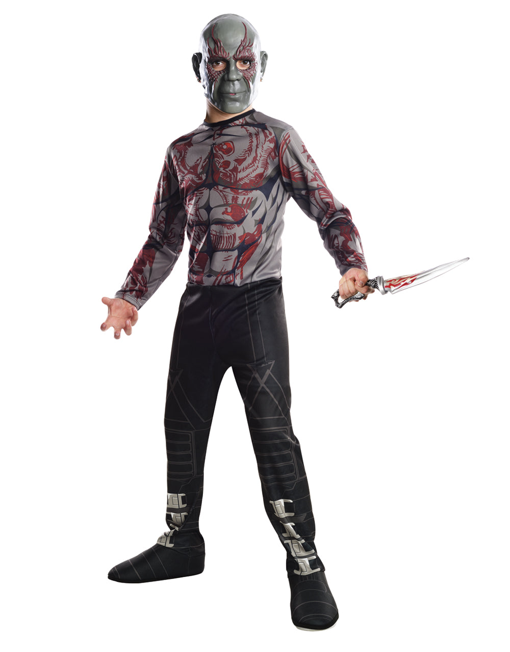 Guardians of the Galaxy Drax the Destroyer costume for kids.