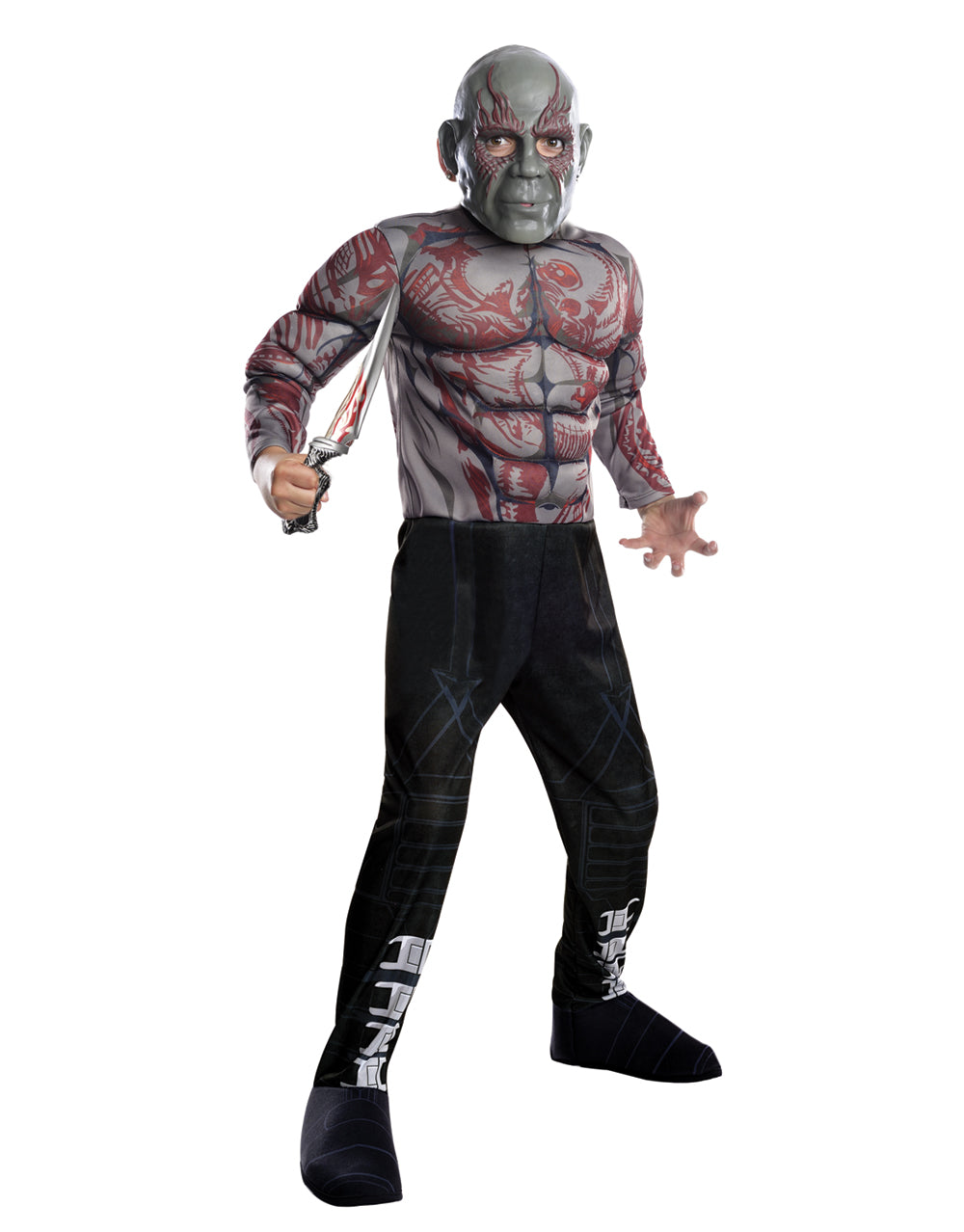 Guardians of the Galaxy Drax the Destroyer deluxe costume for kids.