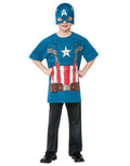 Captain America The Winter Soldier shirt costume for kids.