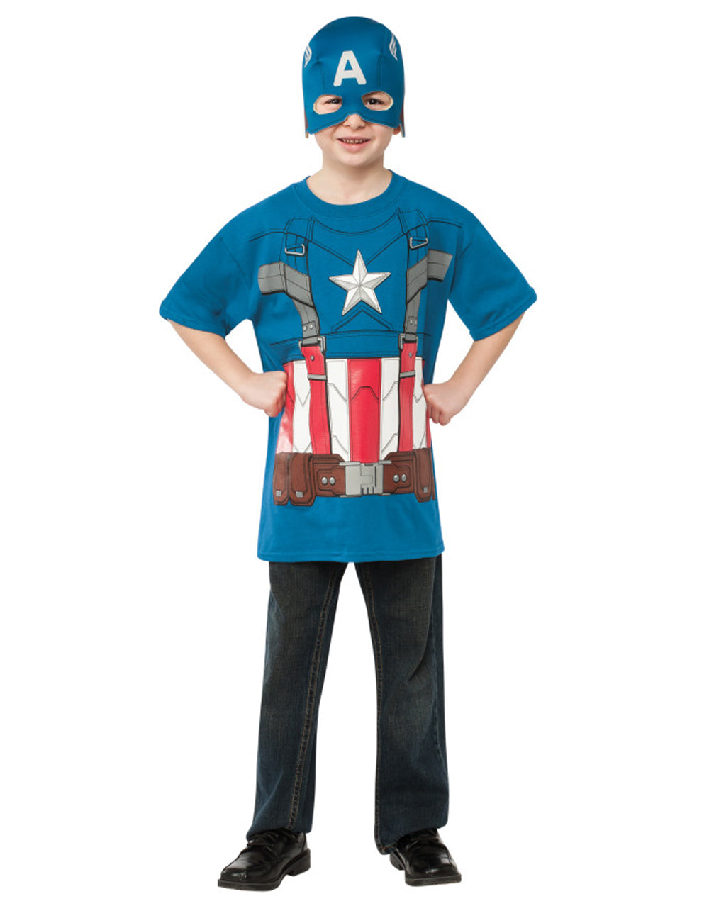 Captain America The Winter Soldier shirt costume for kids.