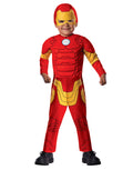 Marvel Comics Iron Man deluxe padded toddler costume for kids.