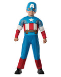 Marvel Comics Captain America padded toddler costume for kids.