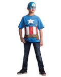 The Avengers Captain America shirt costume for kids.