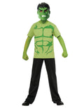 The Avengers Hulk shirt costume for kids.