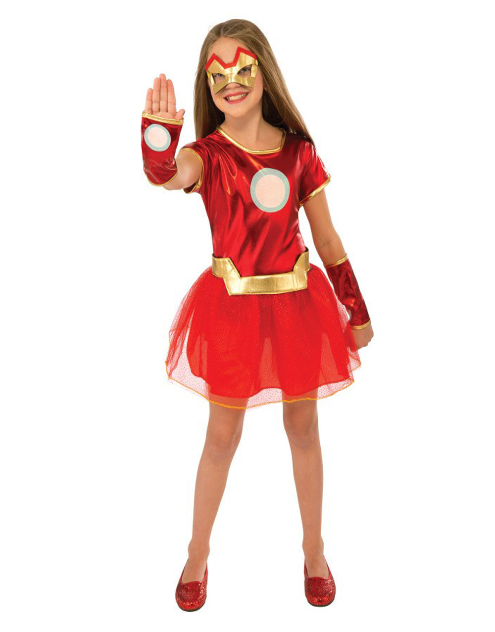 Marvel Comics Iron Man Rescue tutu dress costume for kids.
