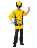 Marvel Comics Wolverine shirt costume for kids.