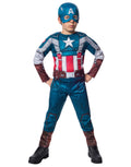 Captain America The Winter Soldier deluxe padded costume for kids.