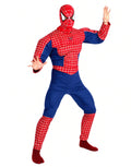 Spider-Man muscle chest costume for adults.