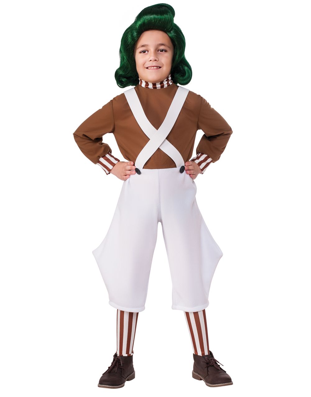 Charlie and the Chocolate Factory Oompa Loompa costume for kids.