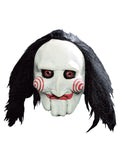 Saw Puppet deluxe full overhead mask costume accessory for adults.