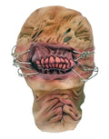 Hellraiser Chatterer Cenobite mask costume accessory for adults.