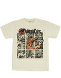 Thundercats shadow boxes graphic on a white adult t-shirt.