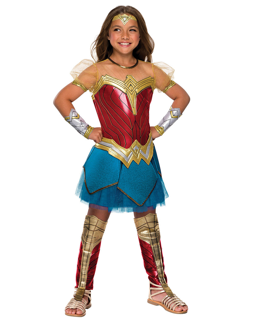 Justice League Premium Wonder Woman costume for kids.