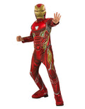 Avengers Infinity War Iron Man deluxe costume for kids.
